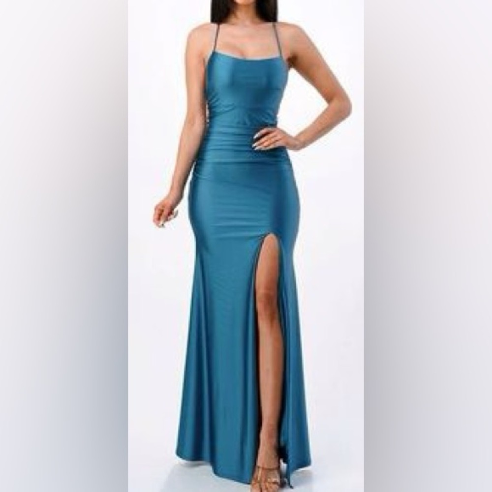 Teal Prom Dress